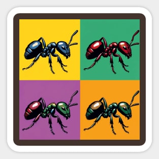 Pop Tetramorium Immigrans Art - Cool Insect Sticker